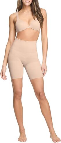 SPANX ASSETS Mid-Thigh Short-Seamless Shapewear Shorts-Ultra-Firm Compression-Thigh&Tummy Control-Comfortable & Breathable in Saudi Arabia