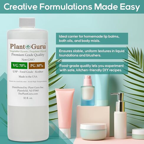 70/30 Vegetable Glycerin and Propylene Glycol Blend 4 fl. oz. USP Food Grade Kosher in Saudi Arabia