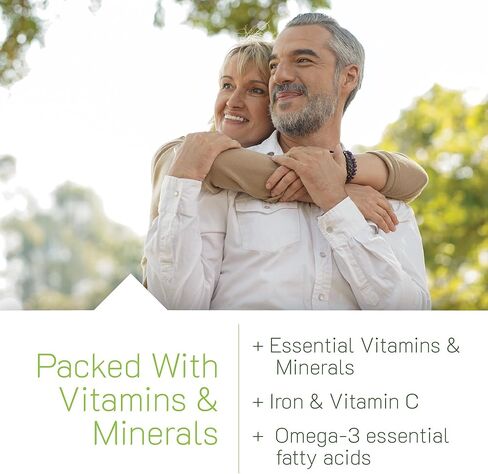 Irwin Naturals Only One Liquid-Gel Multi with Iron Daily Essential Vitamins, Minerals, Antioxidants, Omega-3s & Green Super Foods - 60 Liquid Softgels in Kuwait