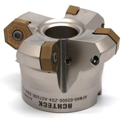 AFM45-02000-Z04-A0750R-XN07-C 2.00 بوصة ضياء. قاطعة الطحن، 45 درجة رصاص. 4 أسنان مع 14 حافة قطع in Kuwait