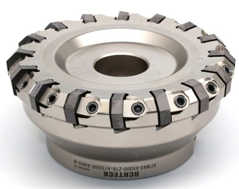 AFM45-05000-Z16-A1500R-XN09-W 5.00 Inch Dia. Milling Cutter, 45° Lead. 16 Teeth with 14 Cutting Edges in Saudi Arabia