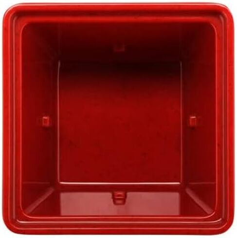 GET Enterprises ML-148-R Melamine Salad Crock - Square 28 oz. Capacity, Red in Saudi Arabia