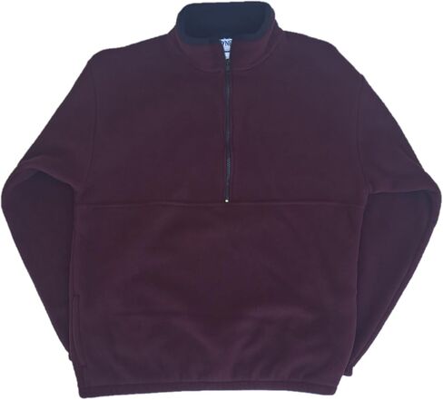 KAYNEE K-TEC FLEECE BURGANDY QUARTER ZIP YOUTH SIZE XL in Saudi Arabia