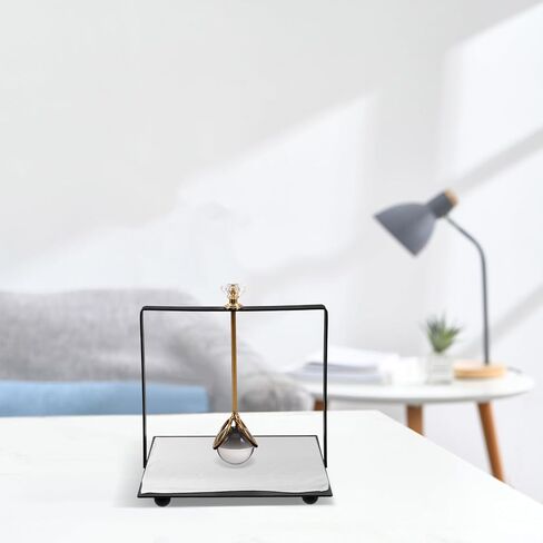 BESPORTBLE Decorative Square Napkin Holder Metal Tissue Dispenser with Weighted Base Black Tabletop Organizer for Restaurant and Home Dining in Saudi Arabia