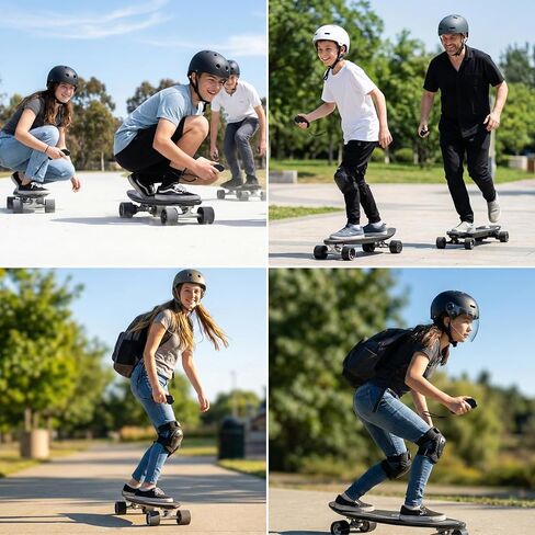 Maxfind MaxOne Electric Skateboard with Remote, Samsung/LG/Sanyo Battery & Hobbywing ESC, 15 MPH Safe Motorized Board for Teens in Kuwait