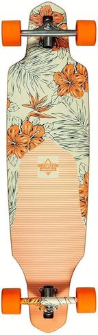 Dusters California Longboard Channel Shore Drop Through 9.375" x 36" Orange in Saudi Arabia