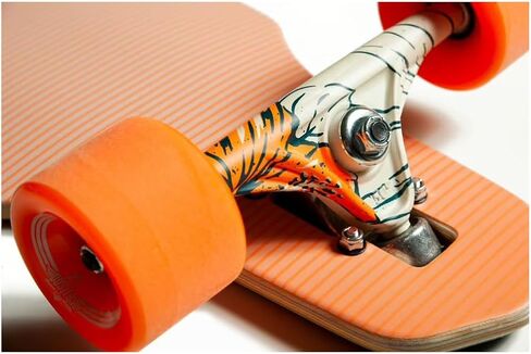 Dusters California Longboard Channel Shore Drop Through 9.375" x 36" Orange in Saudi Arabia