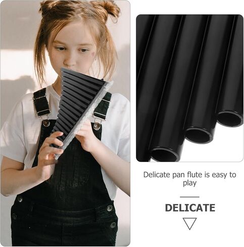 Pan Flutes 18 Pipes C Key Pan Pipe Flute Musical Instrument for Beginners Performance in Saudi Arabia