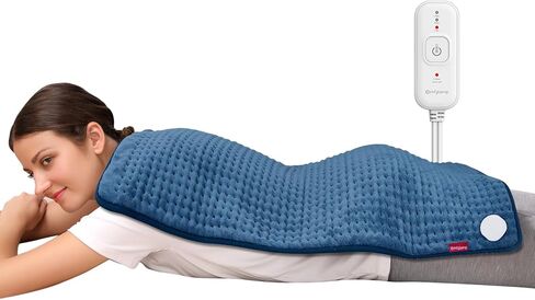 Comfytemp Extra Large Heating Pad, 33''x 17'' King Size Electric Heating Pads for Full Back/Neck/Shoulder/Abdomen, Moist/Dry Heated Pad & Auto Shut Off, Warm Christmas Birthday gifts for Men Women Mom in Saudi Arabia