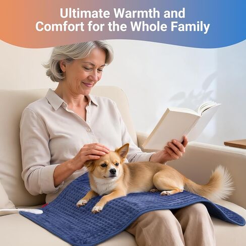 Comfytemp Extra Large Heating Pad, 33''x 17'' King Size Electric Heating Pads for Full Back/Neck/Shoulder/Abdomen, Moist/Dry Heated Pad & Auto Shut Off, Warm Christmas Birthday gifts for Men Women Mom in Saudi Arabia