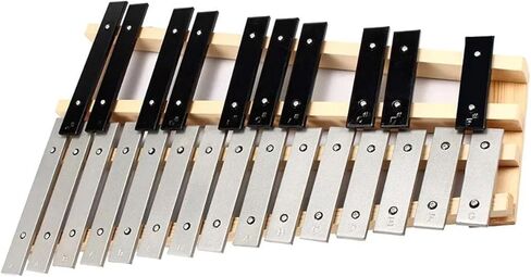 Xylophone 25 Note Glockenspiel Xylophone Musical Instruments Mallet Percussion Wood Piano Beginners in Saudi Arabia
