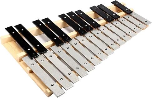 Xylophone 25 Note Glockenspiel Xylophone Musical Instruments Mallet Percussion Wood Piano Beginners in Saudi Arabia