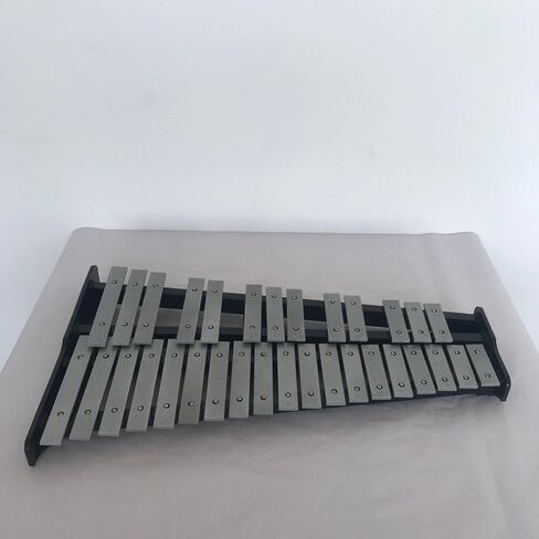 32 Notes Foldable Glockenspiel Xylophone Vibraphone Includes 2 Mallets And in Saudi Arabia