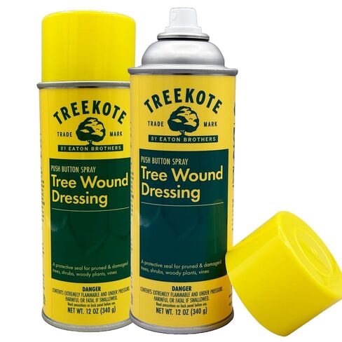 Treekote Tree Pruning Sealer Aerosol Spray, Water-Resistant Tree Wound Dressing for Pruned and Damaged Trees, 12 oz Can, 12-Pack – Eaton Brothers in Saudi Arabia