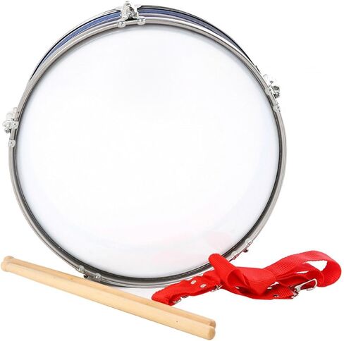 13inch Snare Drum with Carrying Strap, Lightweight Music Drum for Young Musicians and Beginners, Portable Percussion Instrument- Blue in Saudi Arabia