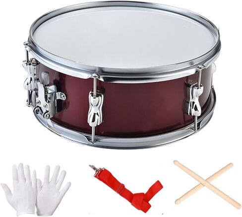 13" Snare Drum Marching Percussion Instrument with Drumsticks Strap Gloves Portable Musical in Kuwait