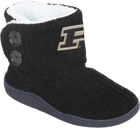FOCO NCAA Purdue Boilermakers Womens Knit 2 Button BootKnit 2 Button Boot, Team Color, Small / 5-6 in Saudi Arabia