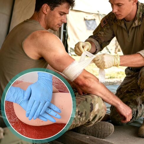 Wound Packing Arm Trainer, Bullet Wound Hemorrhage Control Simulator, Stop The Bleed Training Kit for Hemostasis Training, Shoulder Tourniquet Trainer for Medical Education in Kuwait
