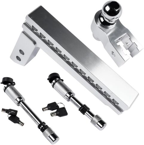 Adjustable Trailer Hitch for 2 Inch Receiver 10 Inch Drop Rise Tow Drop Hitch 12500LBS in Kuwait