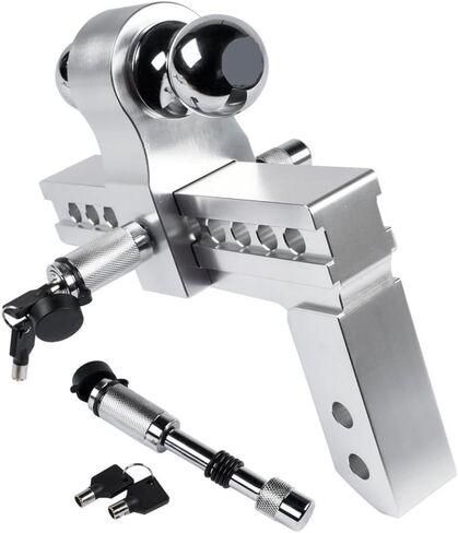 Adjustable Trailer Hitch for 2 Inch Receiver 10 Inch Drop Rise Tow Drop Hitch 12500LBS in Kuwait