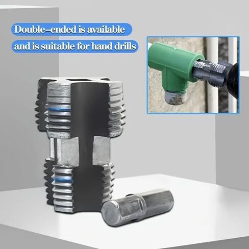 Thread Tap Npt Pipe Tap Upgraded New Tool for Plumbers and Electricians Suitable for Ppr, Thread Repair Machine Tap Silvery High Speed Stee Hand Tapping, Durable Metal Water Pipe Inner Hole Threader in Saudi Arabia