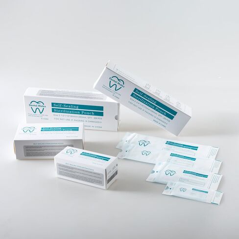 Self-Sealing Sterilization Pouches - 5-1/4" x 10", 200 Pouches per Box (1000) in Kuwait