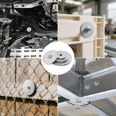 23PCS 1/4" x 2" Fender Washers, 304 Stainless Steel 18-8, Thickened 1/4 Fender Washer,1/4" ID x 2" OD in Saudi Arabia