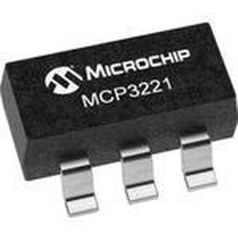 Microchip Technology, MCP3221A5T-E/OT, ADC - 12 bit - 22.3 ksps - Single Ended - I2C - Serial - SOT-23-5-Pin. (250 Item/s) in Kuwait