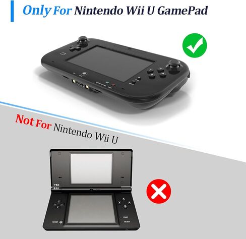 for Nintendo Wii U Gamepad Screen Replacement for Nintendo Wii U Gamepad LCD Display Touch Screen Digitizer Assembly Replacement with Tools（Black） in Kuwait