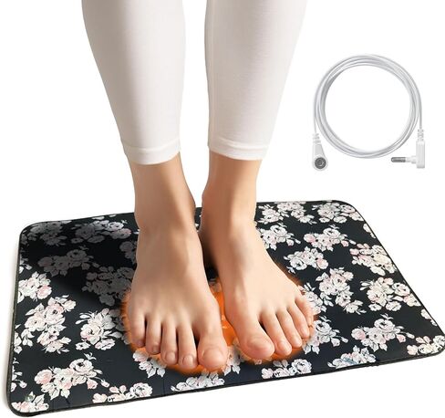Grounding Mat for Feet - Grounding Well Mat with Anti-Slip Surface - Improves Sleep,Energy and Ailments, Reduces Stress - Complete Earthing Pad for feet, Desk, or Chair in Kuwait