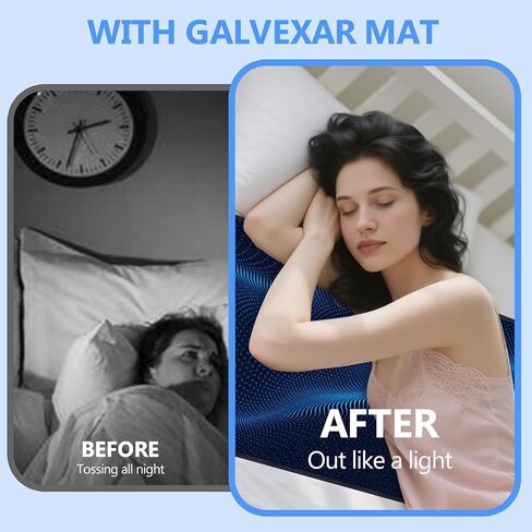 حصيرة التأريض للسرير وسادة التأريض مع سلك بطول 15 قدم من جلد البولي يوريثان موصل من ألياف الكربون لتحسين آلام النوم وتخفيف التوتر والقلق ومضادة للانزلاق وقابلة للتنفس مقاس كوين (60 * 27 بوصة) in Kuwait