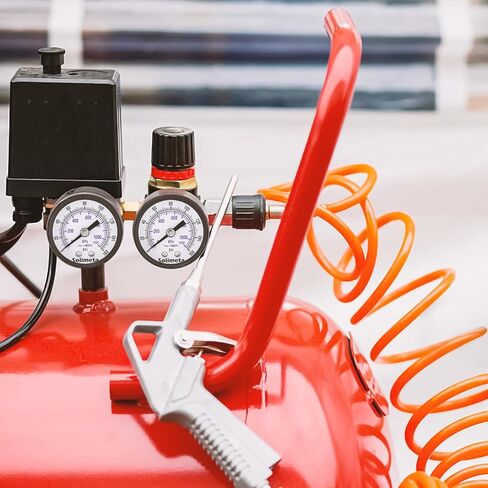 Solimeta Air Pressure Gauge for Air Compressor Air Filter, 1-1/2" Dial Center Back Mount, 1/8" NPT,0-160 Psi, 2 PCS in Kuwait