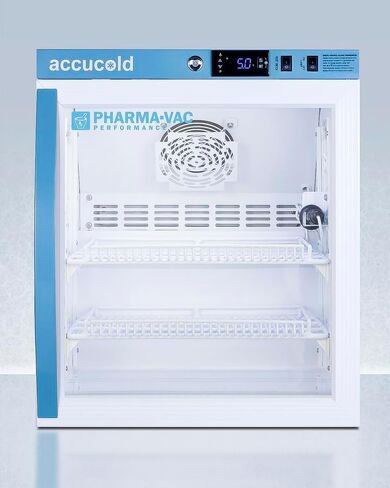 ACCUCOLD 2 cu.ft. Medical Refrigerator, 19" Wide, Compact Vaccine Refrigerator, Glass Door- ARG2PV (White Door) in Saudi Arabia