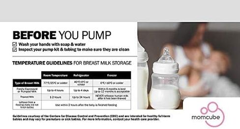 ACCUCOLD MOMCUBE® 15.0 cu.ft. Breast Milk Refrigerator, 24" Wide, Nursing Refrigerator, White - MLRS15MC in Kuwait