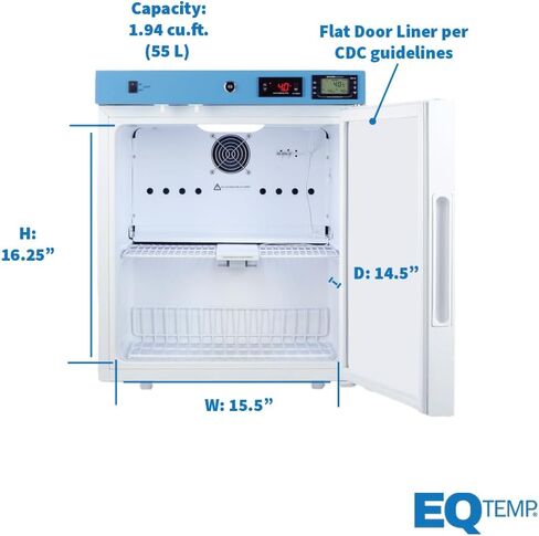 1.94 متر مكعب. ثلاجة طبية بحجم قدم، معتمدة من NSF/ANSI 456، لتخزين اللقاحات - ACR21WNSF456 in Kuwait
