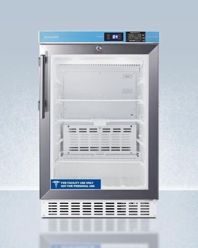 ACCUCOLD 2.65 cu.ft. Medical Refrigerator, 20" Wide, Vaccine, Pharmacy, ADA Compliant, NIST Certified Thermometer, Glass Door- ACR46GLCALLHD (Left Handed Swing) in Kuwait