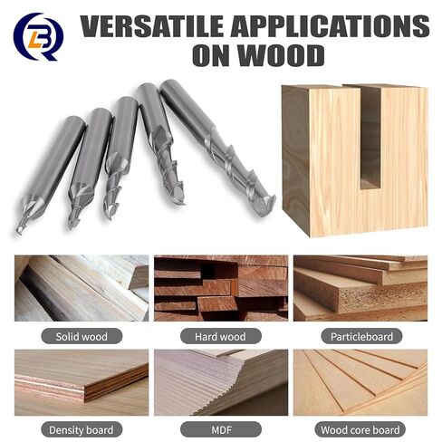 Ball Nose End Mills Set, 1/8" Shank Solid Carbide CNC Router Bits, 2 Flutes Spiral Upcut (1mm 1.5mm 2.0mm 2.5mm 3.175mm) for Engraving Milling Acrylic, Wood, Aluminum, PCB, 10Pcs in Kuwait