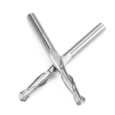 10PCS 3.175 x17mm Double Flutes Carbide Ball Nose End Mills CNC Bits in Saudi Arabia