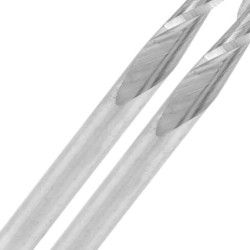 10PCS 3.175 x17mm Double Flutes Carbide Ball Nose End Mills CNC Bits in Saudi Arabia