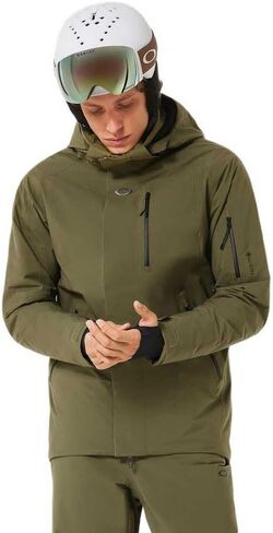 Oakley Mens Sub Temp Recycled Gore-Tex Jacket 2.0, Army Green, Medium in Saudi Arabia