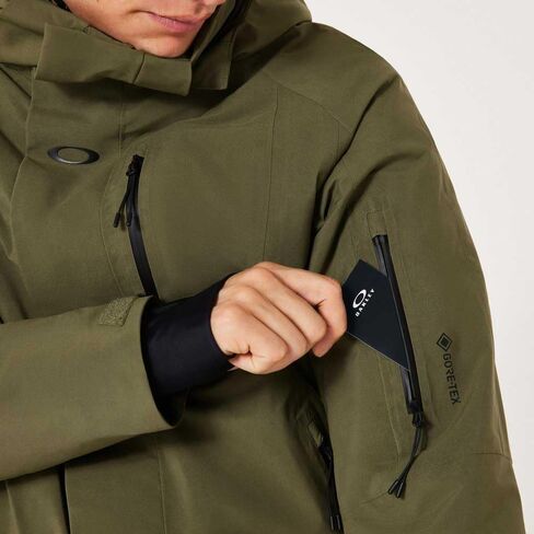 Oakley Mens Sub Temp Recycled Gore-Tex Jacket 2.0, Army Green, Medium in Saudi Arabia
