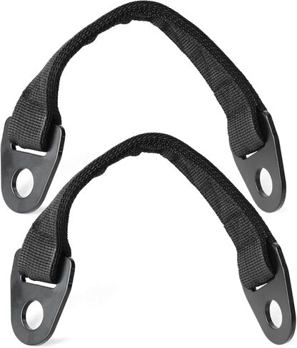 2Pcs Heavy-Duty Door Limit Straps Compatible with Can-Am Defender, Defender Max Limited 2020-Present Models Extra-Long for Wider Door Opening, Black in Saudi Arabia