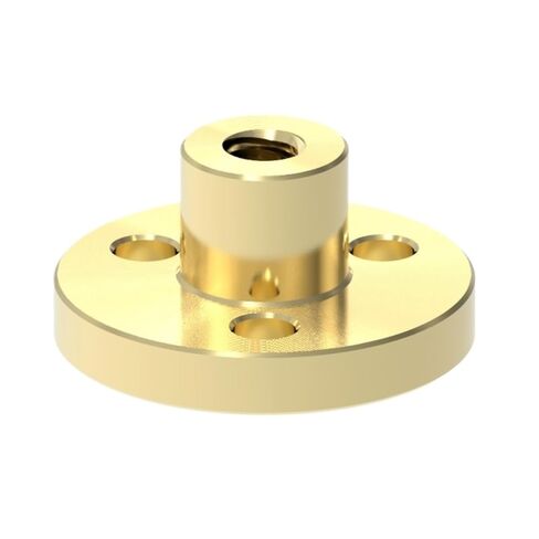 1PC Lead Screw Brass Nut Used for Stainless Steel Trapezoidal Screw Rod 3D Printer Accesoires(Pitch 1mm Lead 1mm) in Saudi Arabia