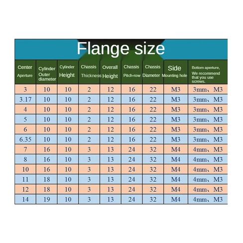 6pc Rigid Flange Coupling Motor Guide Shaft Coupler Motor Connector 3/3.17/4/5/6/7/8/10/11/12mm(3mm) in Saudi Arabia