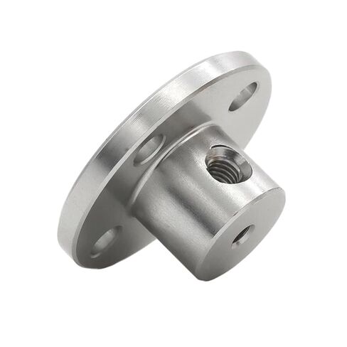 1PC Aluminum Alloy Flange Coupling Motor Guide Shaft Motor Connector 2/3/3.17/4/5/6/6.35/7/8/10/12/14/16mm(L-8MM) in Saudi Arabia