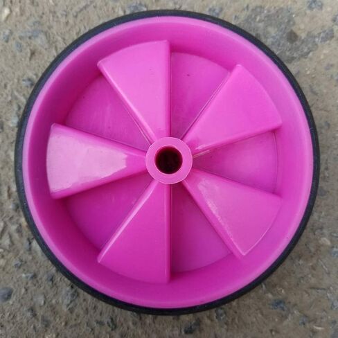 Pink Bicycle Training Wheels for Kids - 1 Pair Cycling Support Wheels, Low Noise Rubber Bike Assist Wheel Stabilisers in Kuwait
