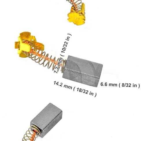5 Pairs 999068 Carbon Brushes Replaces Part for Hitachi CG18DAL Trimmer CG18DL Trimmer in Saudi Arabia