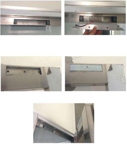 Flush Mount Electromagnetic Lock 600LBs/280KG Holding Force Embedded Electric Magnetic Electromagnetic Door Lock in Kuwait