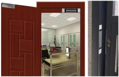 Flush Mount Electromagnetic Lock 600LBs/280KG Holding Force Embedded Electric Magnetic Electromagnetic Door Lock in Kuwait