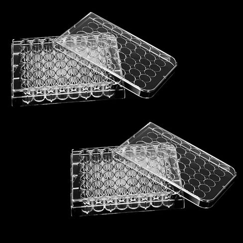 48 Well Cell Culture Plate Serving Tray, 2 PCS Pill Filler Tray, Tissue Culture Plate for Lab Equipment (Holes Dia: 1.1cm) in Kuwait
